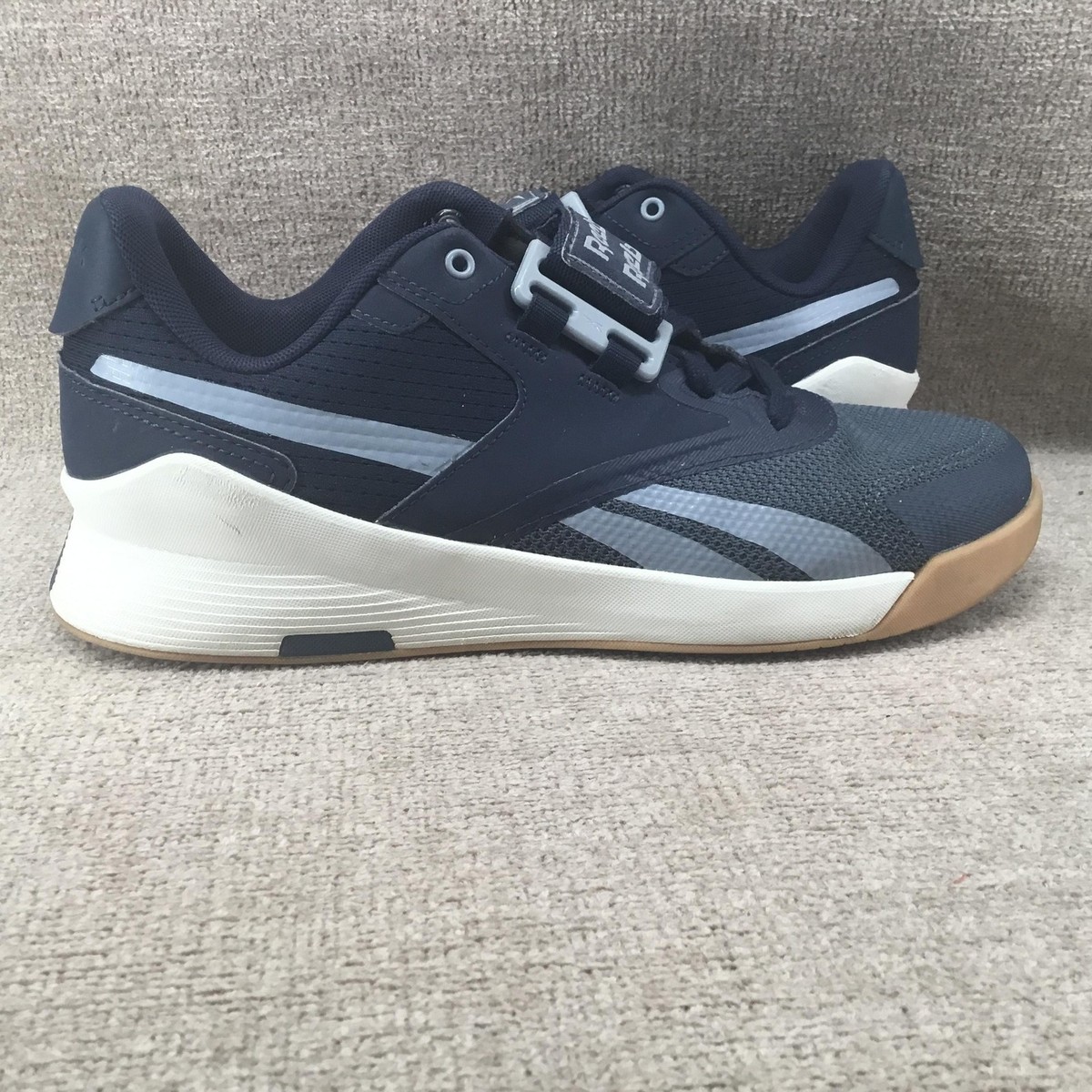 Reebok Lifter PR Shoes Mens Size 7.5 Blue Weightlifting Training