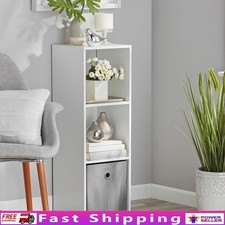 3-Cube Storage Organizer Bookcase Open Back Shelves Home Office Display Storage