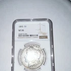 1893 Morgan Dollar $1 Silver Coin NGC VF 35 Circulated Philadelphia 0.9 Fineness
