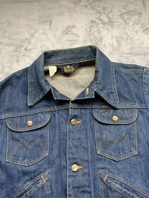 Vintage Maverick  Blue Bell Jean  Jacket Men s 40 Blue 3J03MJ Denim 70 s/80 s