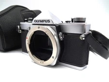 Olympus OM-1 Silver 35mm SLR Film Camera Body Manual Focus From JAPAN 1057