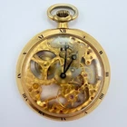 Antique Elgin 17 Jewels Skeleton Pocket Watch, Pre-Owned, Doesn't Run (49#83)