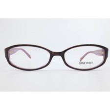 Nine West NW5048 232 Tortoise Purple Rhinestone Oval Eyeglasses Frames 52-17-125