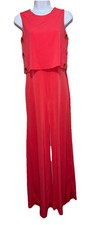 MICHAEL Michael Kors side Popover Jumpsuit sangria SZ S NEW
