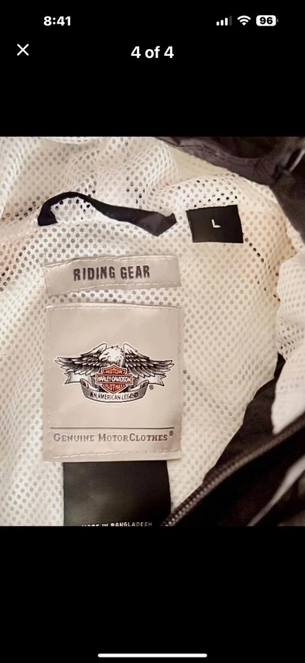 Equipo de lluvia Harley Davidson talla grande para mujer - ¡Viaja con estilo y comodidad! Foto 4 de 4