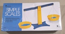 Learning Resources Simple Scales Balance LER272 Classroom Math Scale New Sealed