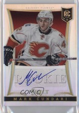 2013-14 Panini Select Rookie Auto Silver Prizm 2/99 Mark Cundari #203 Auto 0f2