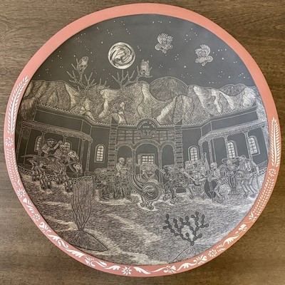 Javier Martinez Day Of The Dead Sgraffito Mata Ortiz Pottery Dia De Los Muertos