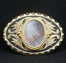 WC11113 FANTASTIC VINTAGE 1970s  WESTERN STYLE FASHION  ARTWORK BELT BUCKLE