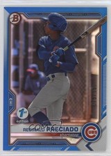 2021 Bowman Draft 1st Edition Blue Foil 75/150 Reginald Preciado #BD-199 06l3