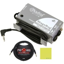 Radial Engineering StageBug SB-5 Compact Passive Stereo Laptop DI for Laptops...