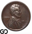 1924-D Lincoln Cent Wheat Penny *Key Date* Choice AU++
