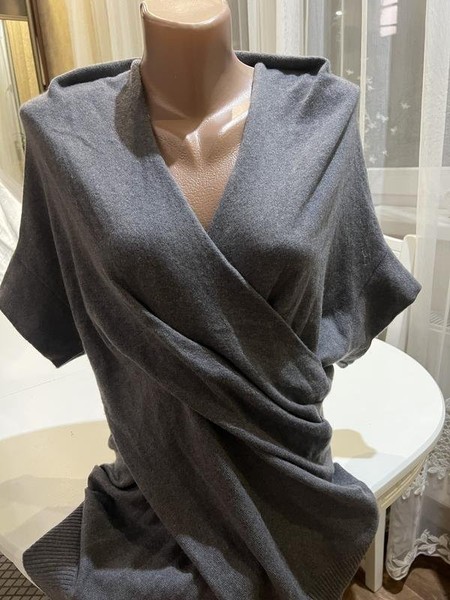 Women Brunello Cucinelli Vest Grey Cashmere 36 / S