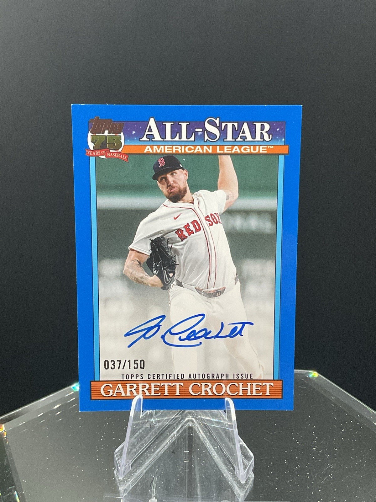 2026 Topps Update Series 1991 Topps Autograph Garrett Crochet Auto Blue /150🔥