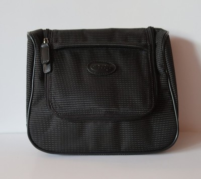 CARVEN Vintage Kulturbeutel Kosmetiktasche Reiseorganizer schwarz zum Aufhängen