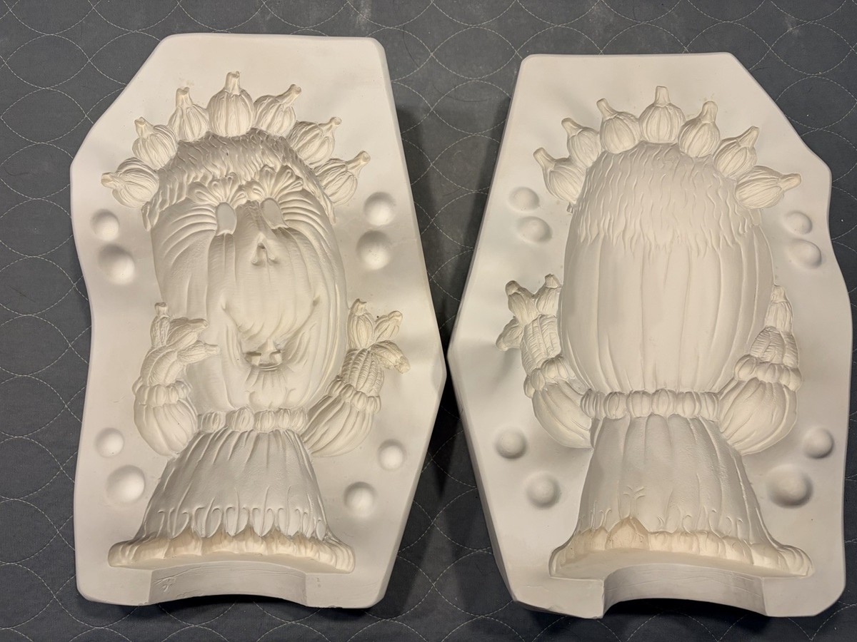 Ceramic Slip Mold Clay Works Granny Pumpkin 488 | eBay