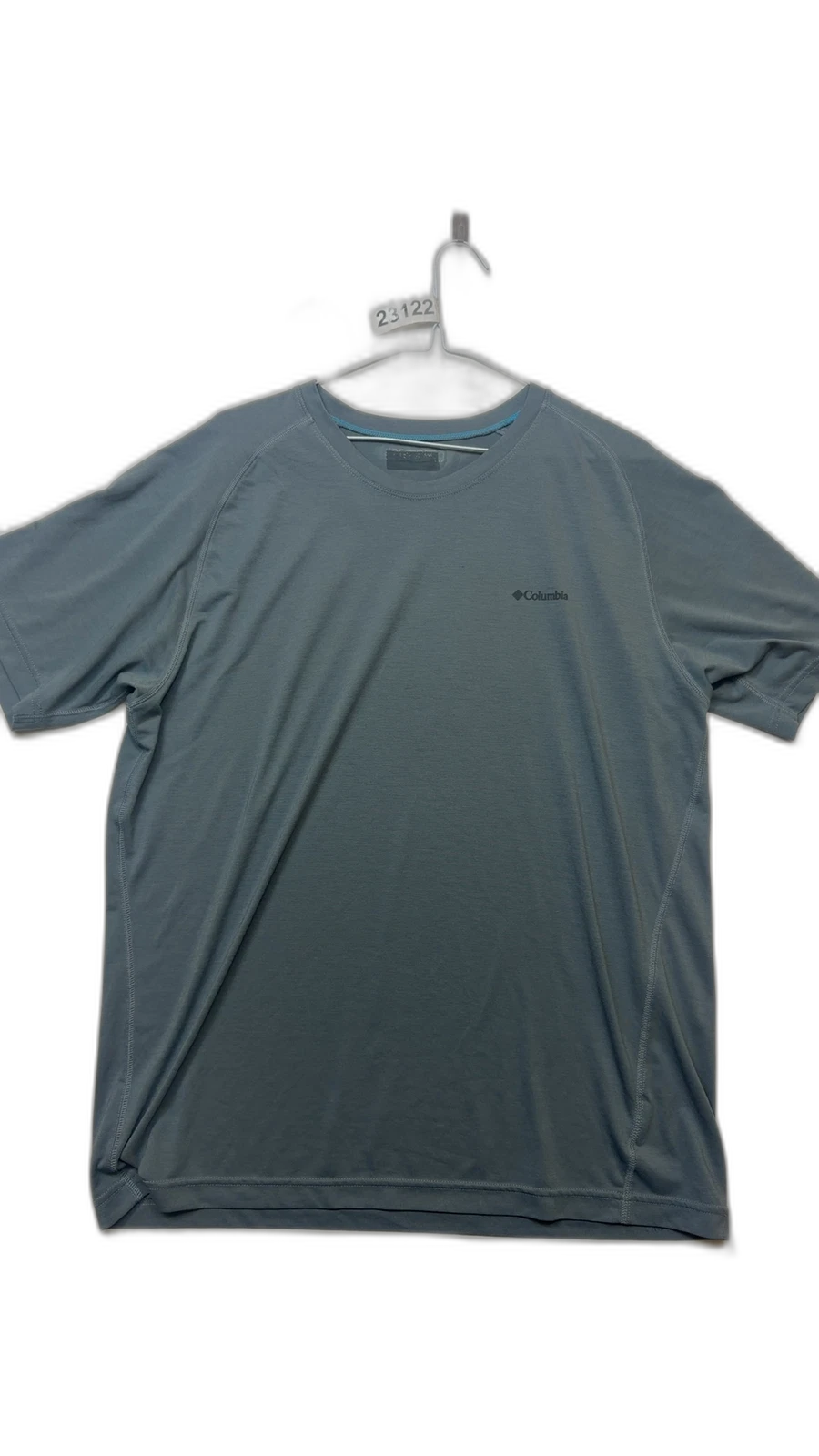 Columbia Grey Polyester T-Shirt size XL Mens Casual Classic Hiking