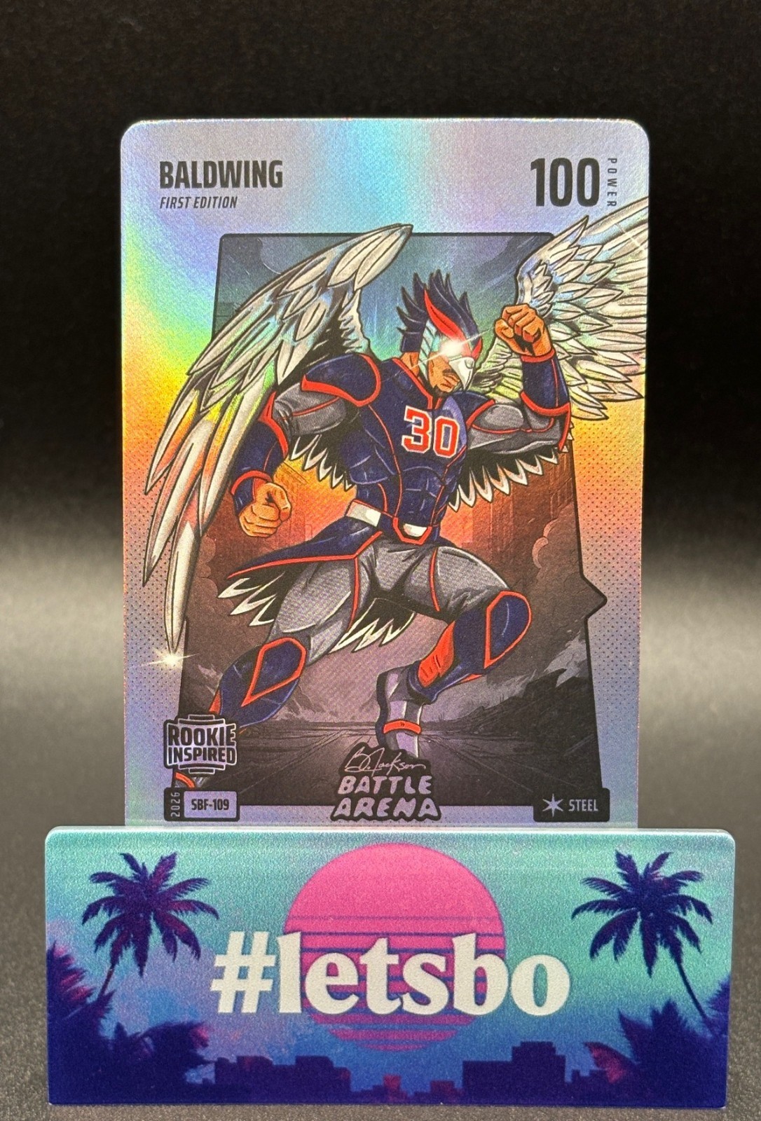 Bo Jackson Battle Arena BALDWING `Drake Baldwin` Silver BF Steel #SBF-109