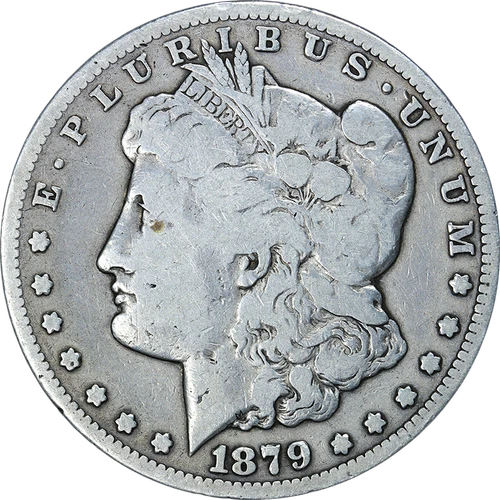 1879-CC Morgan Silver Dollar Nice VG Details Key Date Nice Eye Appeal
