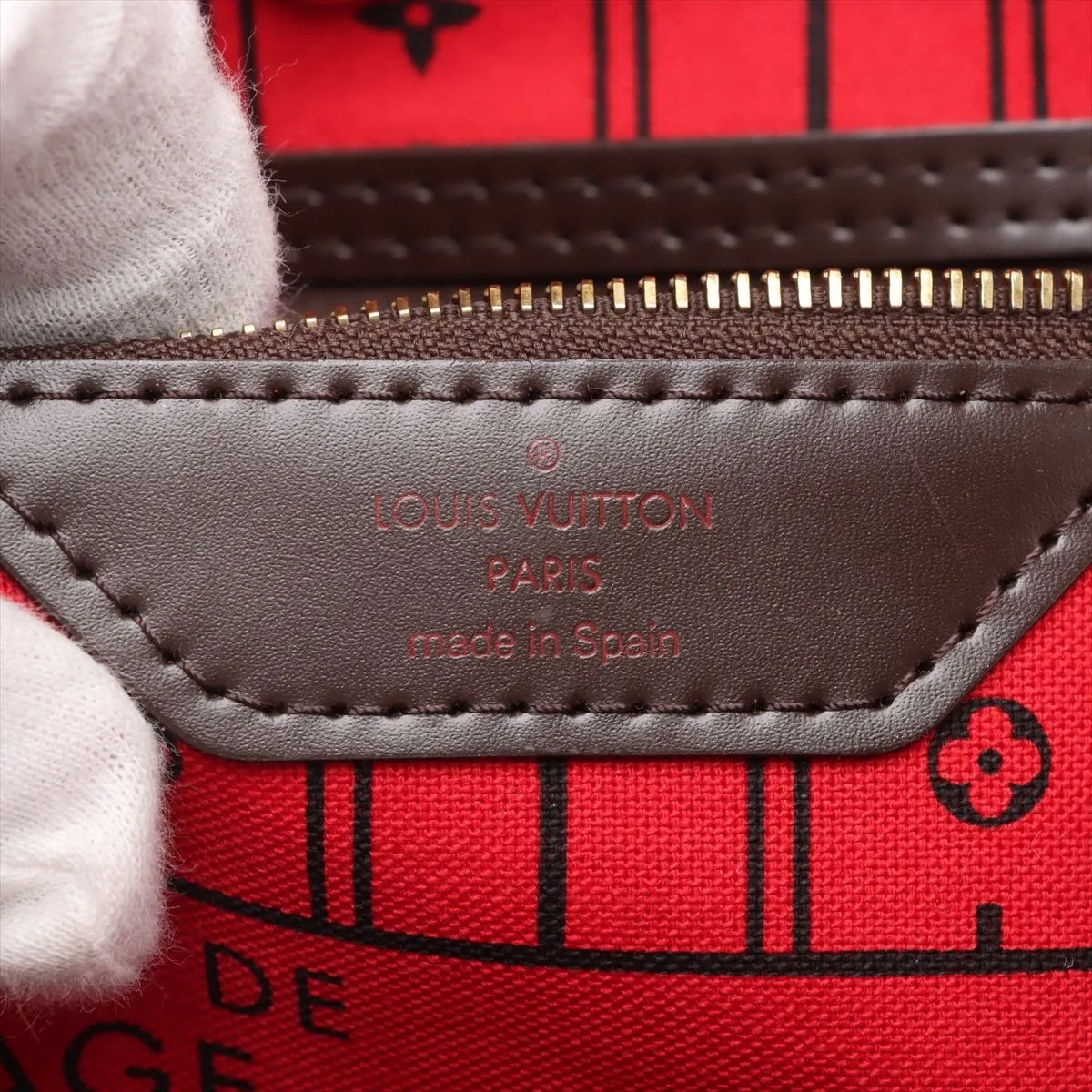 Louis Vuitton Damier Neverfull MM N51105 Brown thumbnail 9