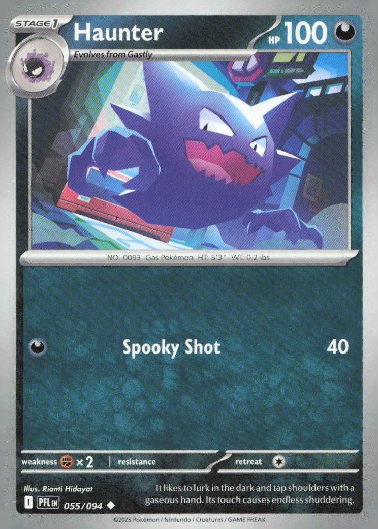 Haunter Uncommon ME02: Phantasmal Flames 055/094 NM