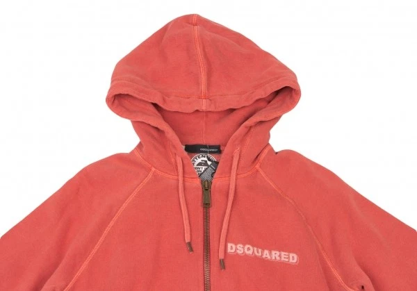 Sudadera con Capucha DSQUARED2 Algodón Teñido Logo Estampado Doble Cremallera Talla L (K-136234) Foto 3 de 4