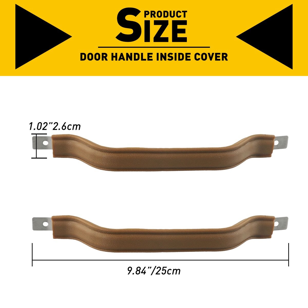 Front Inside Left Right Door Pull Handle For 1987 1988 1989-95 Wrangler Jeep YJ thumbnail 3