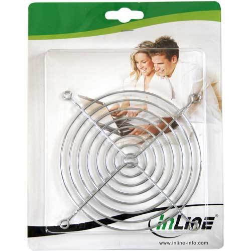 10x InLine Lüftergitter Metall, verchromt, 40x40mm - Bild 2 von 2