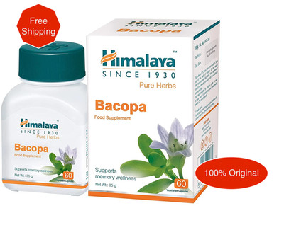 Himalaya Brahmi Bacopa Tablets (60tabs) | Mind Wellness improves Alertness