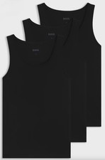 Image of BOSS Tank Top 3 Pack Regular Fit Size Small Brand New Genuine RRP£45 #F16