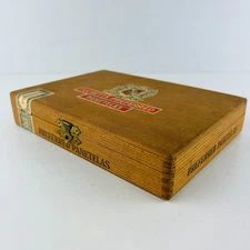 Tucketts Preferred Panetelas Cigar Empty Wood Box CLARO 25 Count 10 Cent Price