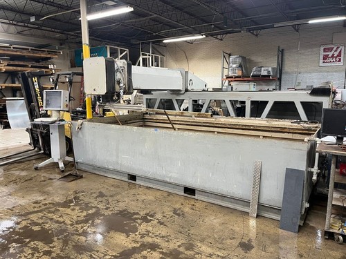 FLOW 713633-1 6012 IFB, 6' x 12' CNC Waterjet, 60k PSI, Dual Head