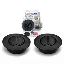   Sink Drain Strainer with Optional Stopper   No Center Stem, Fits Standard 3...