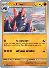 Brockoloss / Pokémon Karte / Deutsch / Weiße Flammen / 048/86 / Reverse Holo