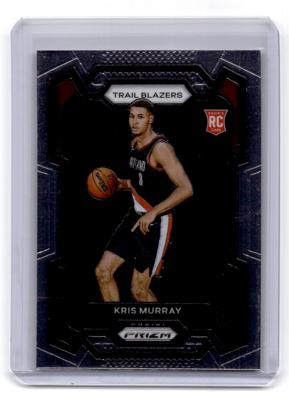 2023-24 Panini Prizm Kris Murray RC Rookie #142 Trail Blazers