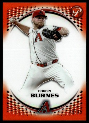 2026 Topps Pristine Orange Refractor Corbin Burnes 19/25 #124