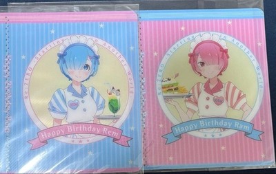 Re:Zero Ram and Rem's Birthday Life Postcard & Booklet Collection Holder 2
