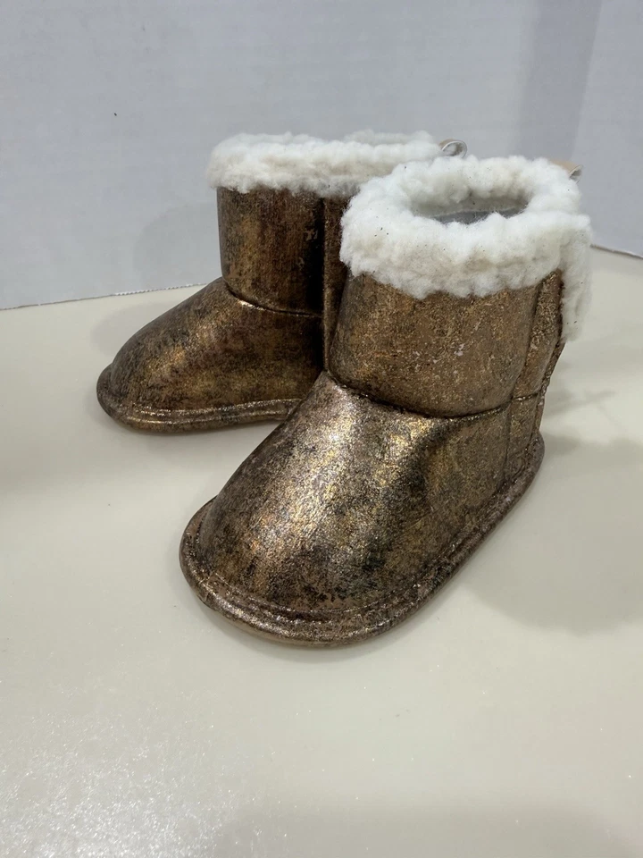 Carter Child of Mine отделка золотой фольгой ручной работы • Boutique baby glam новый с Ярлыками 3–6 М - Изображение 3 из 4