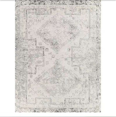 Hilaeira Grey 8 ft. x 10 ft. Area Rug