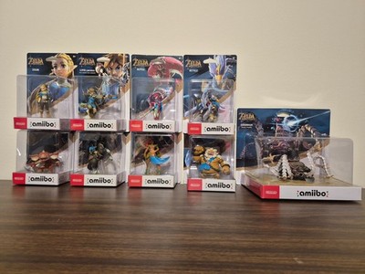 Zelda Breath of the Wild Amiibo Guardian Link Mipha Revali Urbosa Daruk Bokoblin