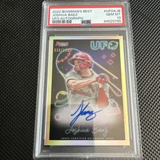 2022 Bowmans Best JOSHUA BAEZ UFO Autograph Refractor #/150 PSA 10 CARDINALS
