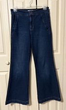 Jessica Simpson Wide Leg Trouser Jeans High Rise Size 8 Size 8/29