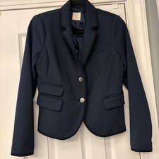 The Academy Blazer Gap Women's Navy Blue Knit Uniform Blazer Size 6P. Comfort