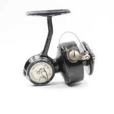 Mulinello da Pesca Spinning Alcedo "Mercury" Vintage. Finitura nera. Made in Italy.