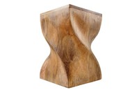 Beistelltisch Holz Massiv B: 30 Cm H: 45 Cm Handarbeit Design Tisch Podest
