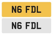 Isle Of Wight DL Registration. N6 FDL