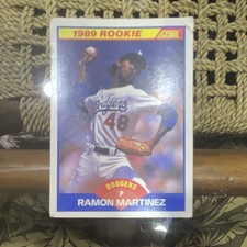 Score 1989 Ramon Martinez Rookie #635 Los Angeles Dodgers Baseball Card. rookie card picture