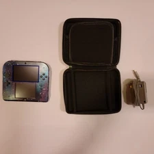 READ DESCRIPTION Nintendo 2DS Non-working Camera - Custom Galaxy Shell With Case