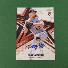 2026 Topps Series 1 Troy Melton Baseball Stars Auto (RC) BSA-TME Detroit Tigers