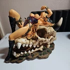 Myths & Legends Guardian Of The Sword Skull Figure, Summit Collection 1990's